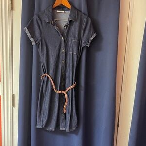 Bobbie Brooks Dark Blue Denim Mini Dress